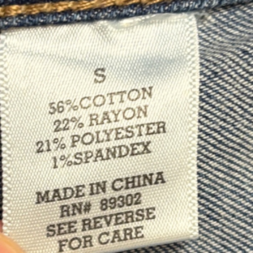 Altar'd State Denim Button-Front Mini Skirt - Picture 15 of 15